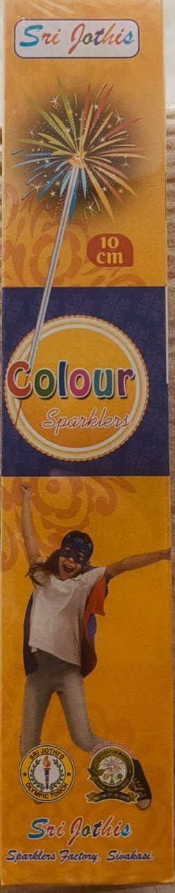 10CM COLOUR SPARKLERS